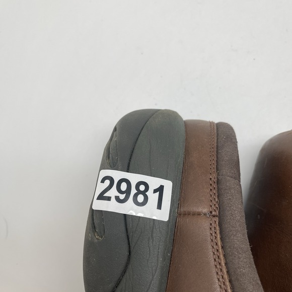 Merrell Shoes Mens 15 Encore Slides Leather Clogs Loafers Brown Leather J95263 - Picture 10 of 10